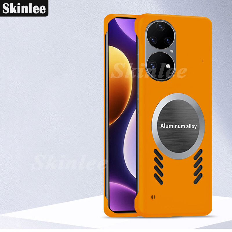 Phone Case for Huawei P50 Pro Back Cover Ultra-thin Borderless Heat Dissipation Porous Anti Drop Protect Case for Huawei P50 Phone Cases. 
