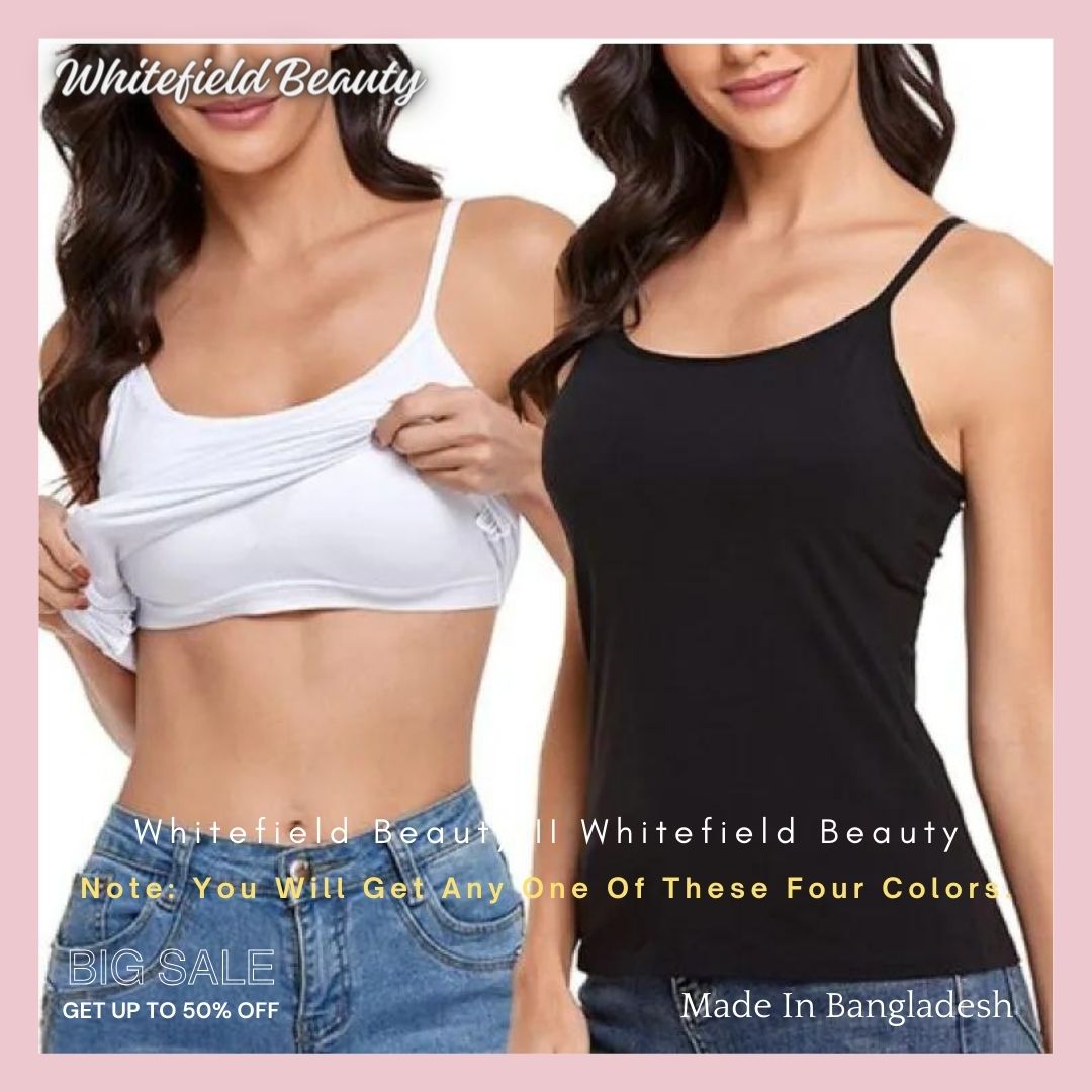 Quality bra system Tops For Women, Sexy Ladies Tank tops, Multicolor Semis for Women, Cotton Ladies Ganjy bra for Teenager girls Whitefield Beauty
