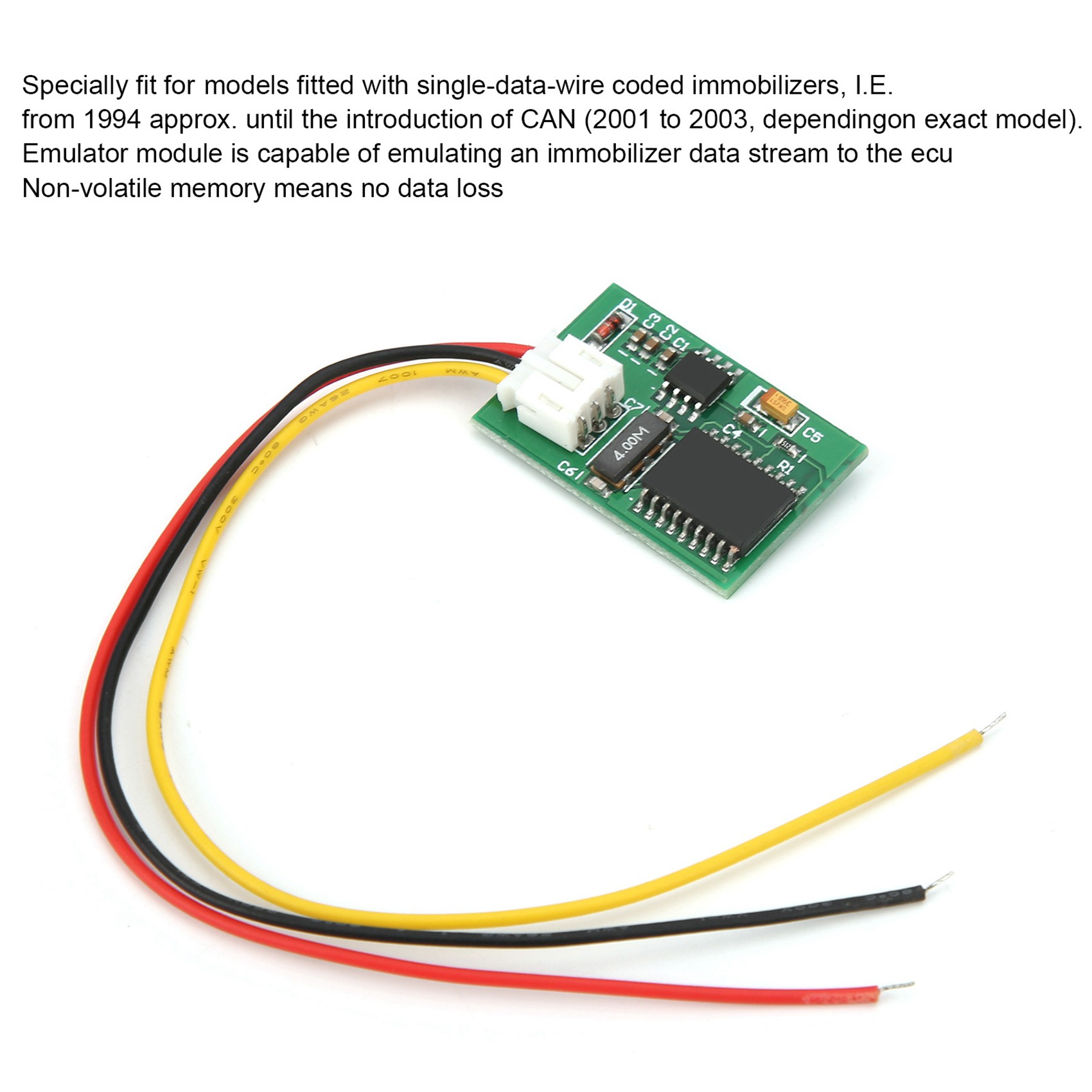 IMMO Immobiliser Emulator Module Anti-Theft Bypass ECU Decoder Repair Fit for Immo Emulator Car Accessories. 