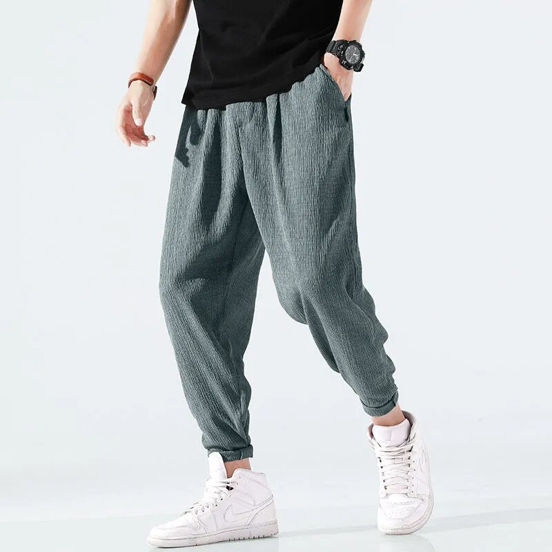 Ice Silk Ultri Thin Men's Casual Pants 
