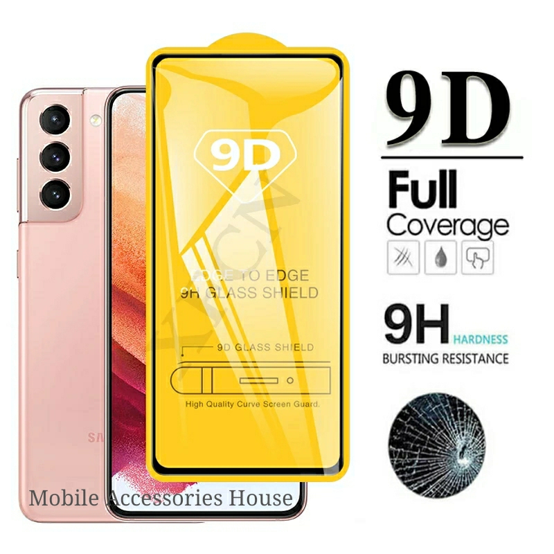 Samsung Galaxy S21 Plus S21+ 5G (SM-G996) Full Cover Scratch Proof 5D 6D 9D 11D 13D 21D 111D Tempered Glass Screen Protector. 