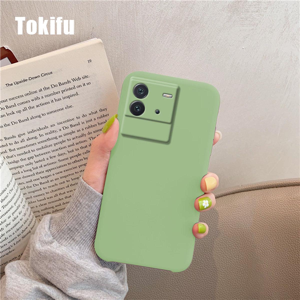 Tokifu IQOO Neo 6 Casing The New Liquid Silicone Phone Case All-inclusive Shockproof Back Cover