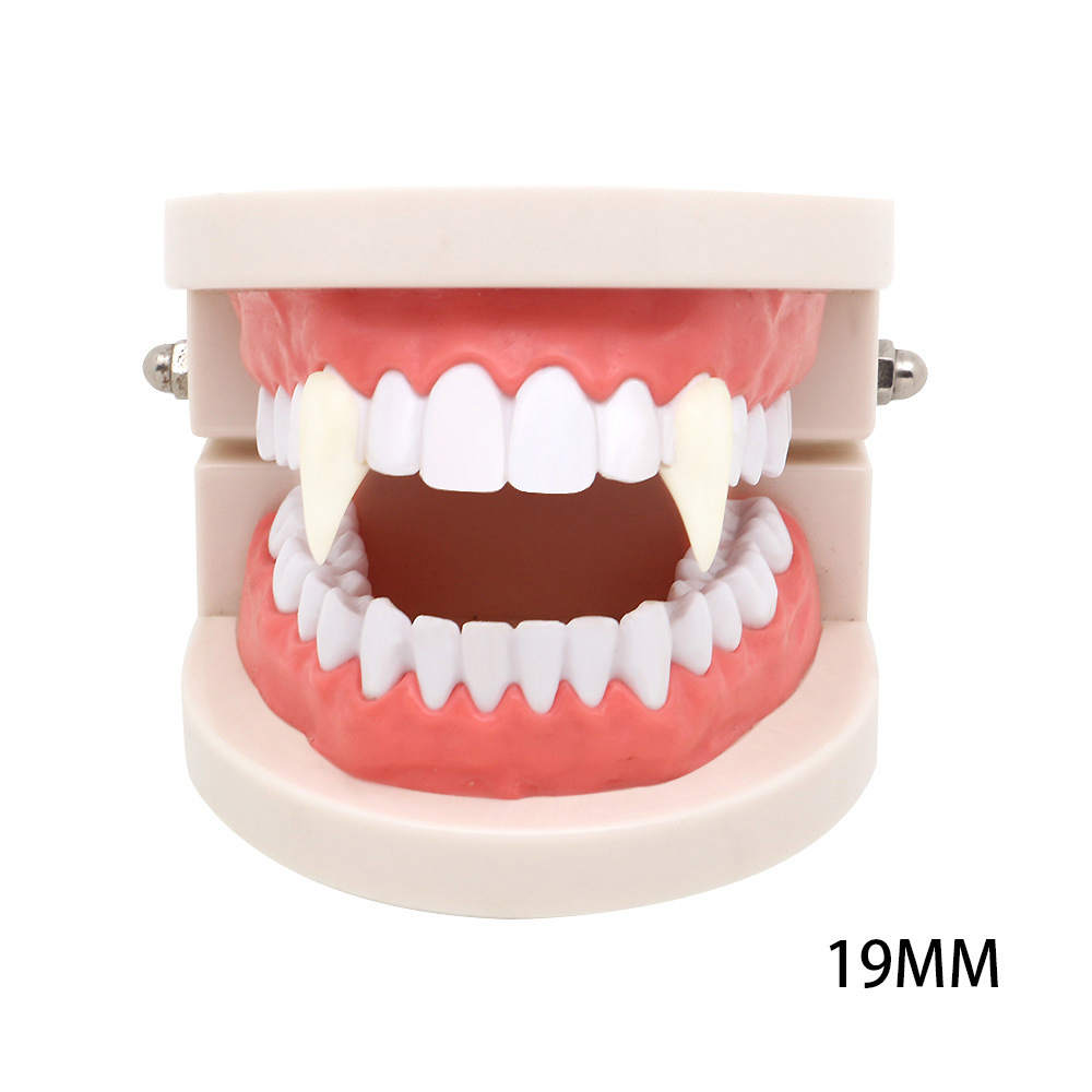 【Lejia】Vampire Teeth Realistic Fangs Zombie Accessories Party Prop Decoration. 
