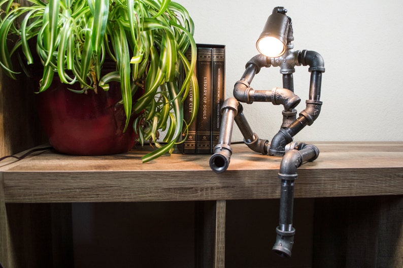 Sitting Robot Lamp , Aesthetic Decoration lamp , Home and Office space for beautiful view . Authentic View. 