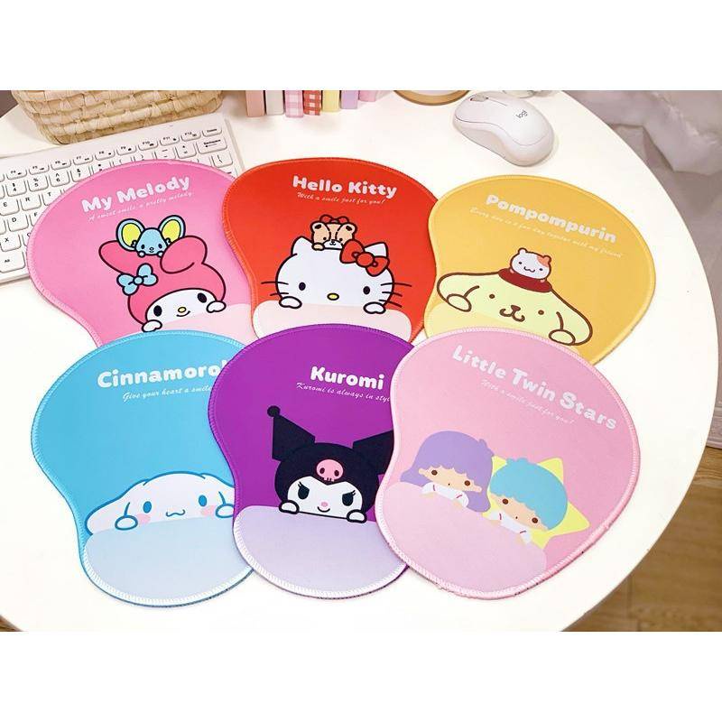 Sanrio Mouse Pad Soft Mat For Game Computer Cap Desk Mat Pads Non-Slip Rubbe PC Waterproof Office Mouse Pad mymelody Kuromi Cinnamoroll