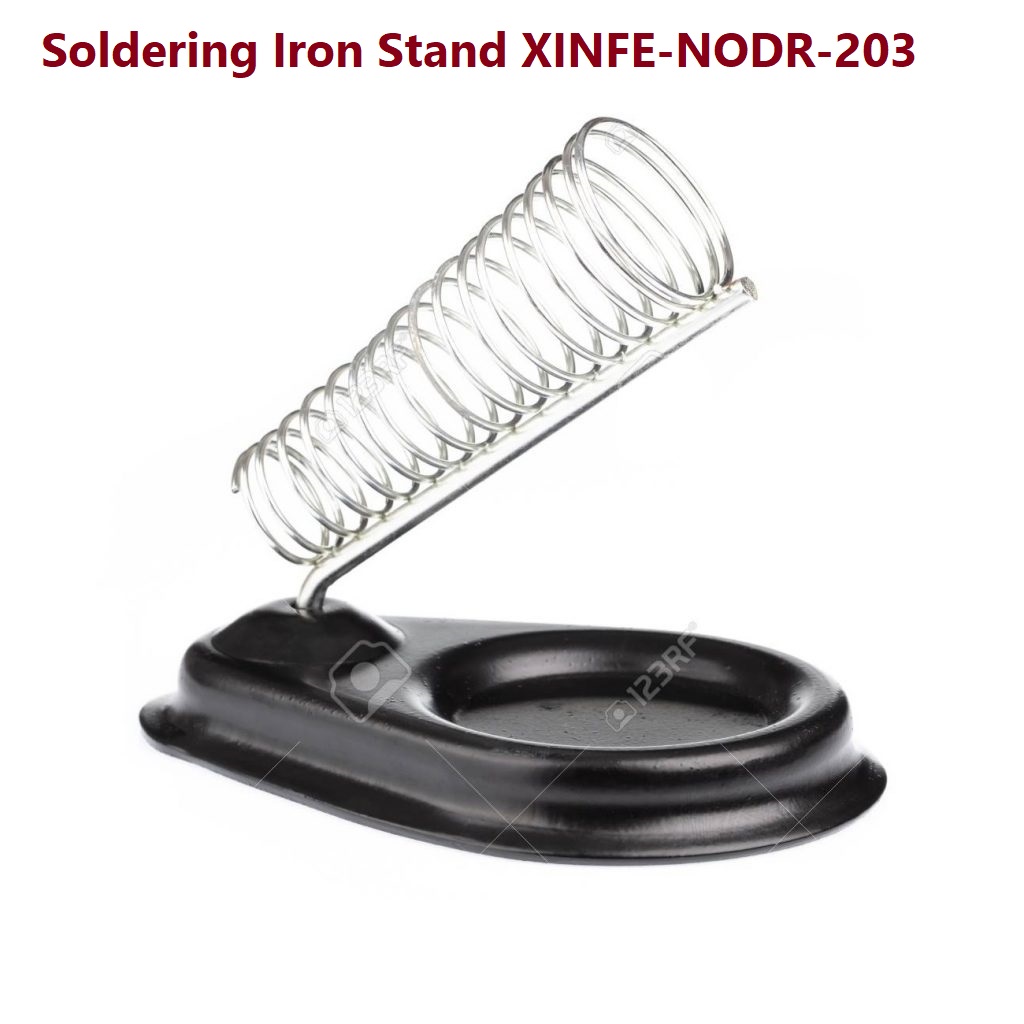 203 Soldering Iron Stand XINFE-NODR-203 Strong Material Circular Metal Iron Stand Soldering Stand Holder With Base Tools Sets Iron Stand For 60W Soldering Iron. 