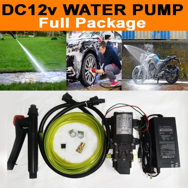 Bike / Car Washer Combo Water Pump Hose Pipe Spray Gun Full Set Daraz