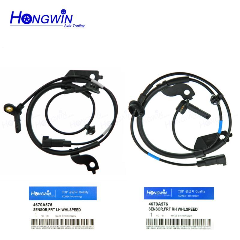 One Set Front Rear Left Right Wheel Speed ABS Sensor For Mitsubishi Lancer Outlander OEM NO 4670A576,4670A575,4670A580,4670A579-REAR LH. 