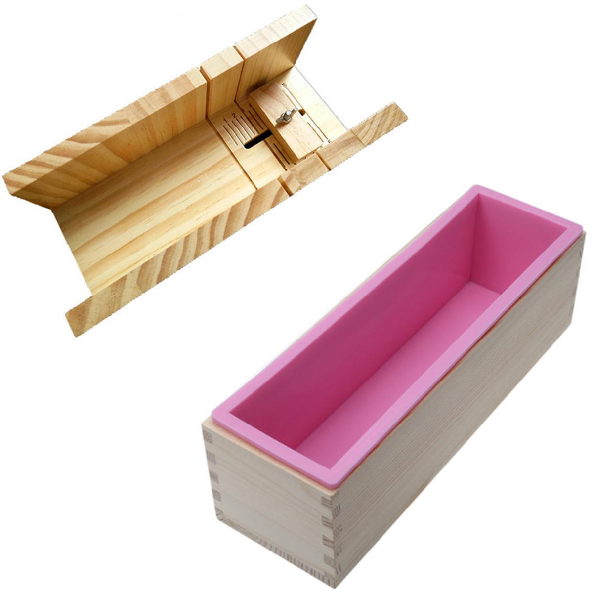 1200G Diy Soap Wooden Soap Mold Box with Handmade Diy Soap Cutting Tool Exquisite Product
