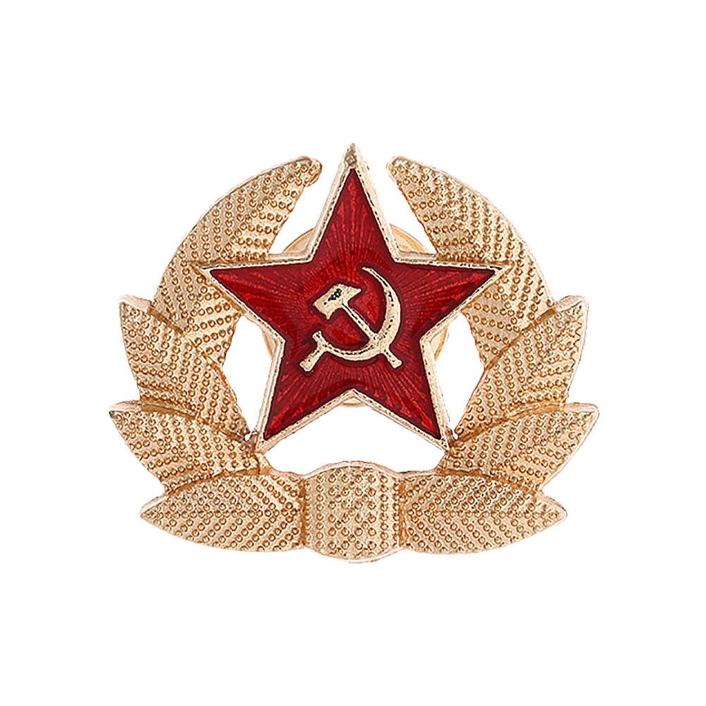 CCCP USSR Symbol Enamel Brooches Buckle Former Soviet Union Communism Lapel Pin. 