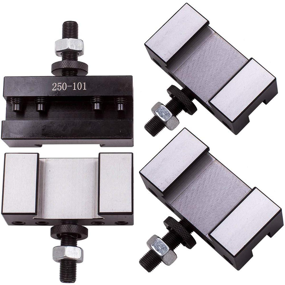 4PCS Lathe Facing Holder for AXA Quick Change CNC Turning Tool 250-101 - black