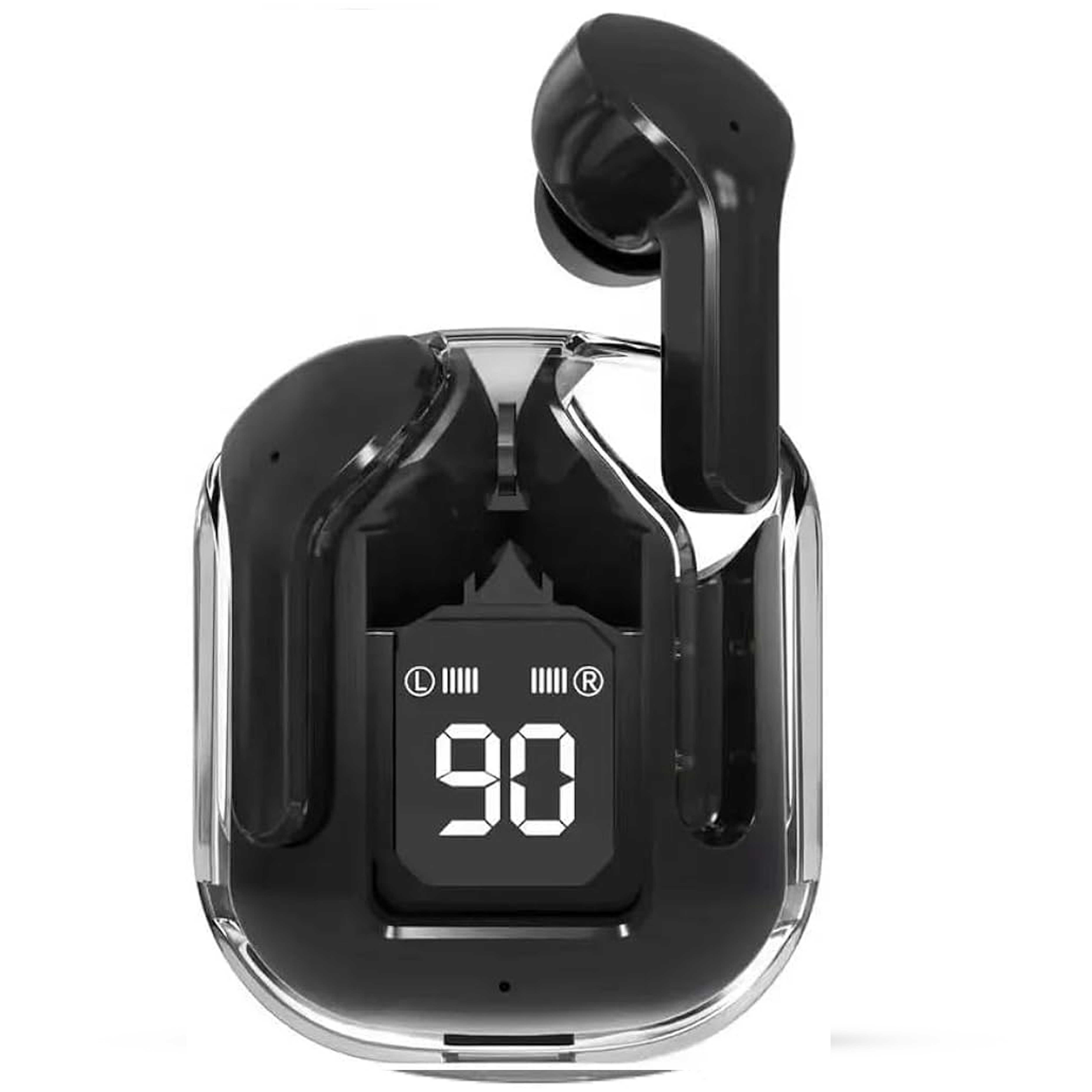Original TRUE Ultrapods Wireless Earbuds with Display Transparent Design, Bluetooth 5.3 Water Proof, BEST TWS. 