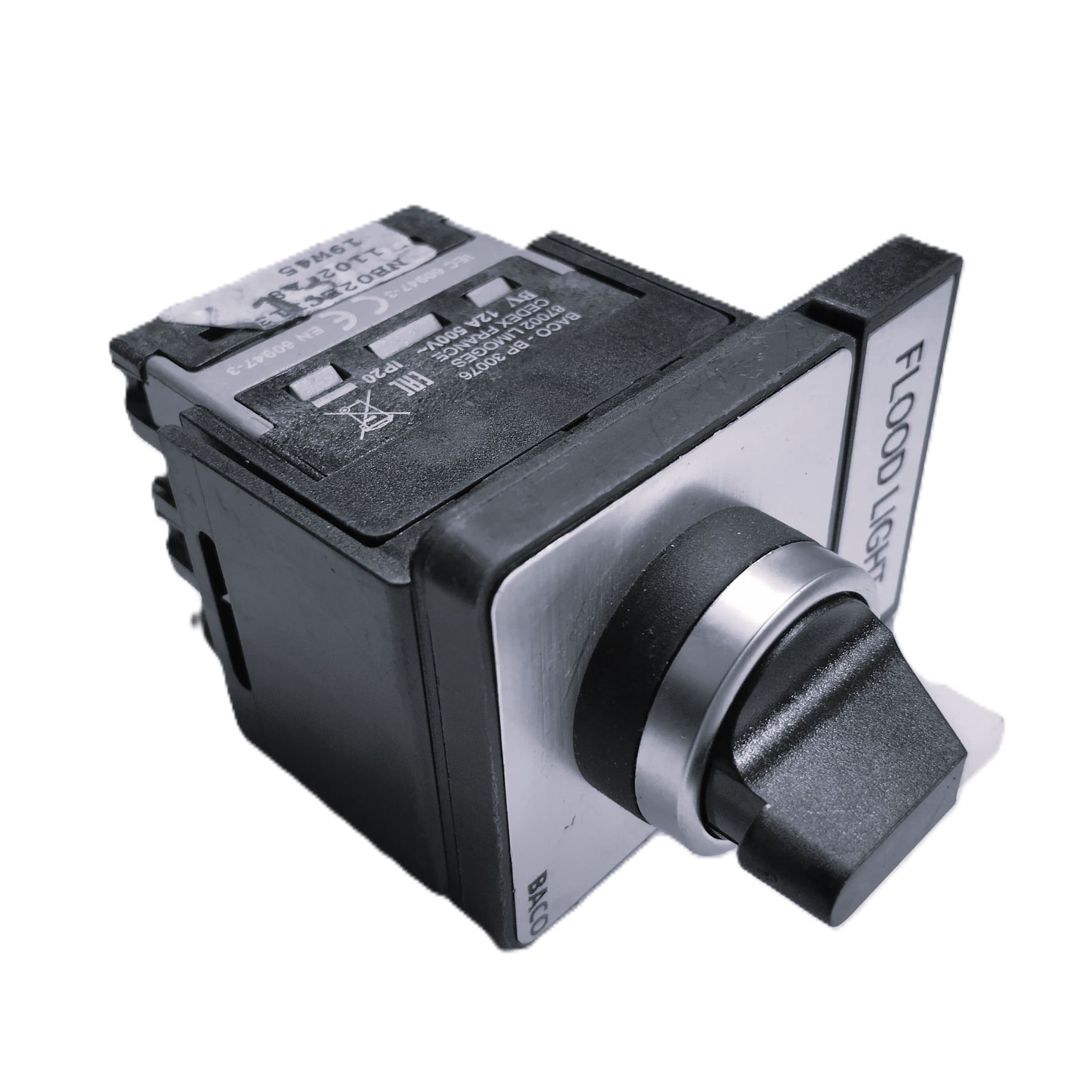 BACO PR12 rotary cam switch (flood light). 