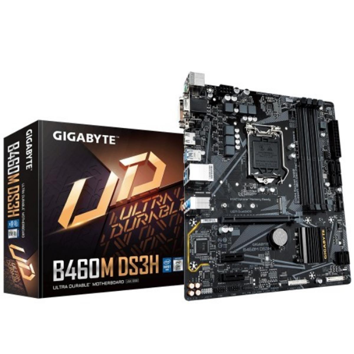Gigabyte B460M DS3H AC 10th Gen WiFi Micro ATX Motherboard