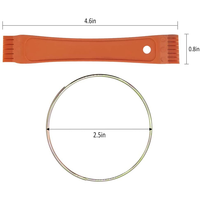 NANLIY- Fcr6 Fin Comb Set Plastic Colored Fin Coil Comb Radiator Fin Comb Straightener Condenser Coil Fin Comb. 