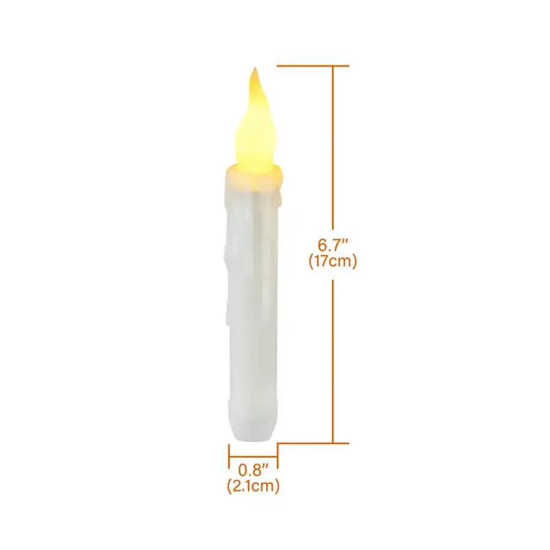 12/20Pcs Harry Burning Candles Potter Magic Flameless Floating Candles with Wand Remote Operated LED Flickering Hanging Candle. 