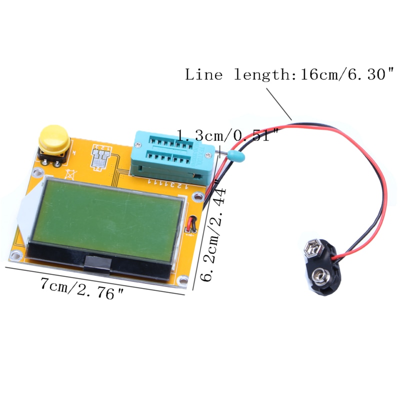 LCR-T4 Transistor Tester Diode Triode Capacce ESR LCR Meter MOS PNP NPN. 
