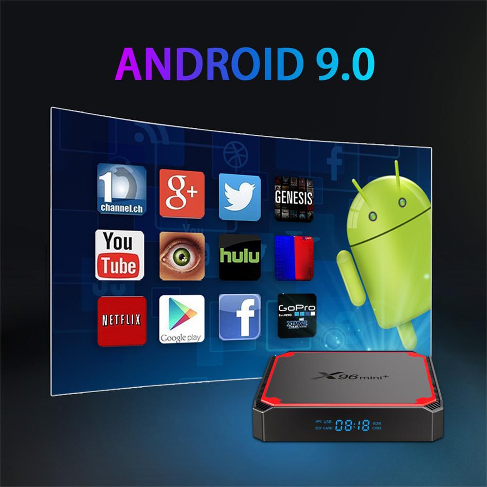X96 Mini Plus Smart TV Box Android 9.0 Amlogic S905W4 Quad Core Dual Wifi 1080P 4K Support Voice Media Player. 