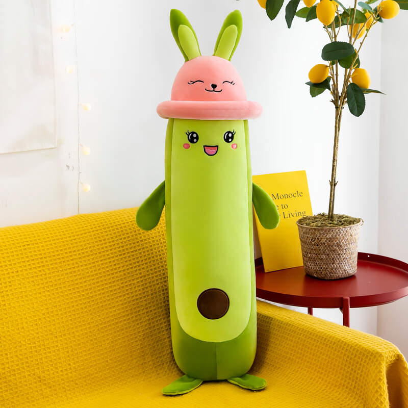 Super Soft Large Avocado Stuffed Fruit Plush Pillow for Girls Boys Cute Throw Pillow