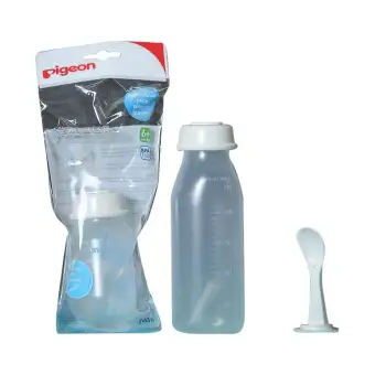 weaning bottle with spoon