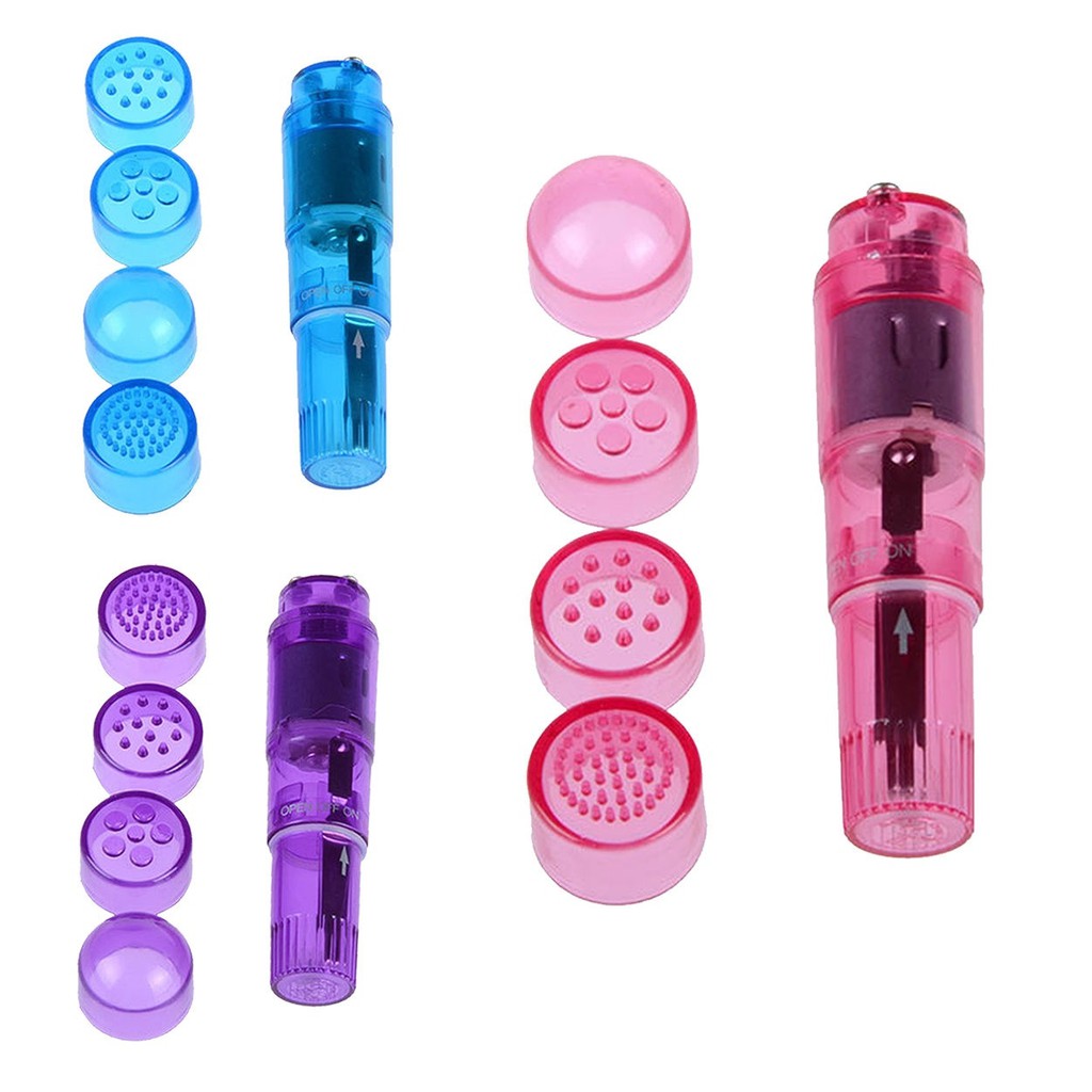 【Nice Day Toy Findings Store】(New) travel 4 in 1 mini personal vibrating full body massagers travel pocket rockets. 