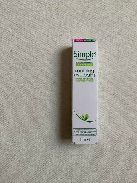 simple soothing eye balm