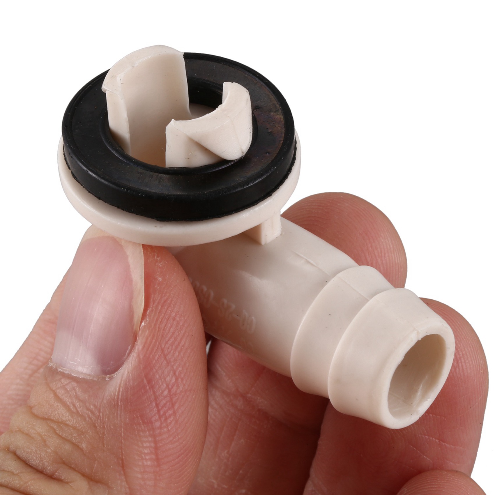 2X Air Conditioner Ac Drain Hose Connector Elbow Fitting for Mini-Split Units and Window Ac Unit 3/5 Inch(15Mm). 