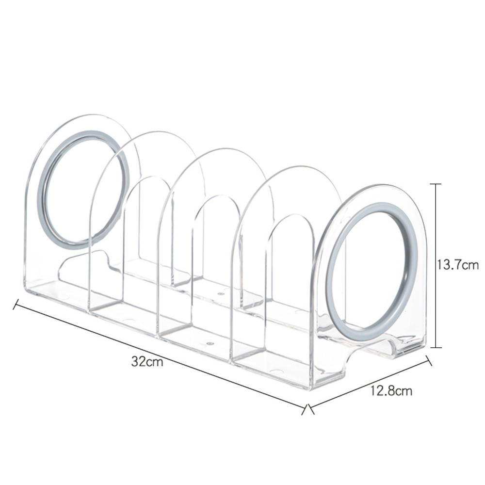 Transparent Bookshelf Modern Acrylic Acrylic Shelf Book Baffle for Home Office Study Room Students Book Organization Display. 