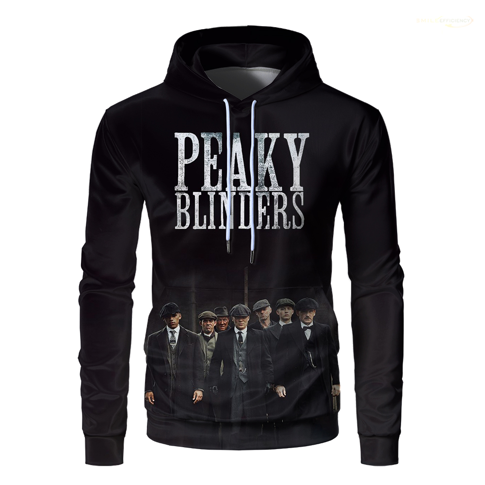 Autumn New Peaky Blinders Graphic Men's Hoodies Unisex Casual Trendy Sports Tops Personalized Fashion 3D Printed Sweatshirt. 