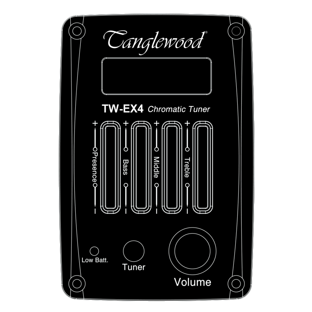 Tanglewood Crossroads Dreadnaught With Electronics TWCR DE Electro Acoustic Guitar with Gig Bag with Built in Tuner. 