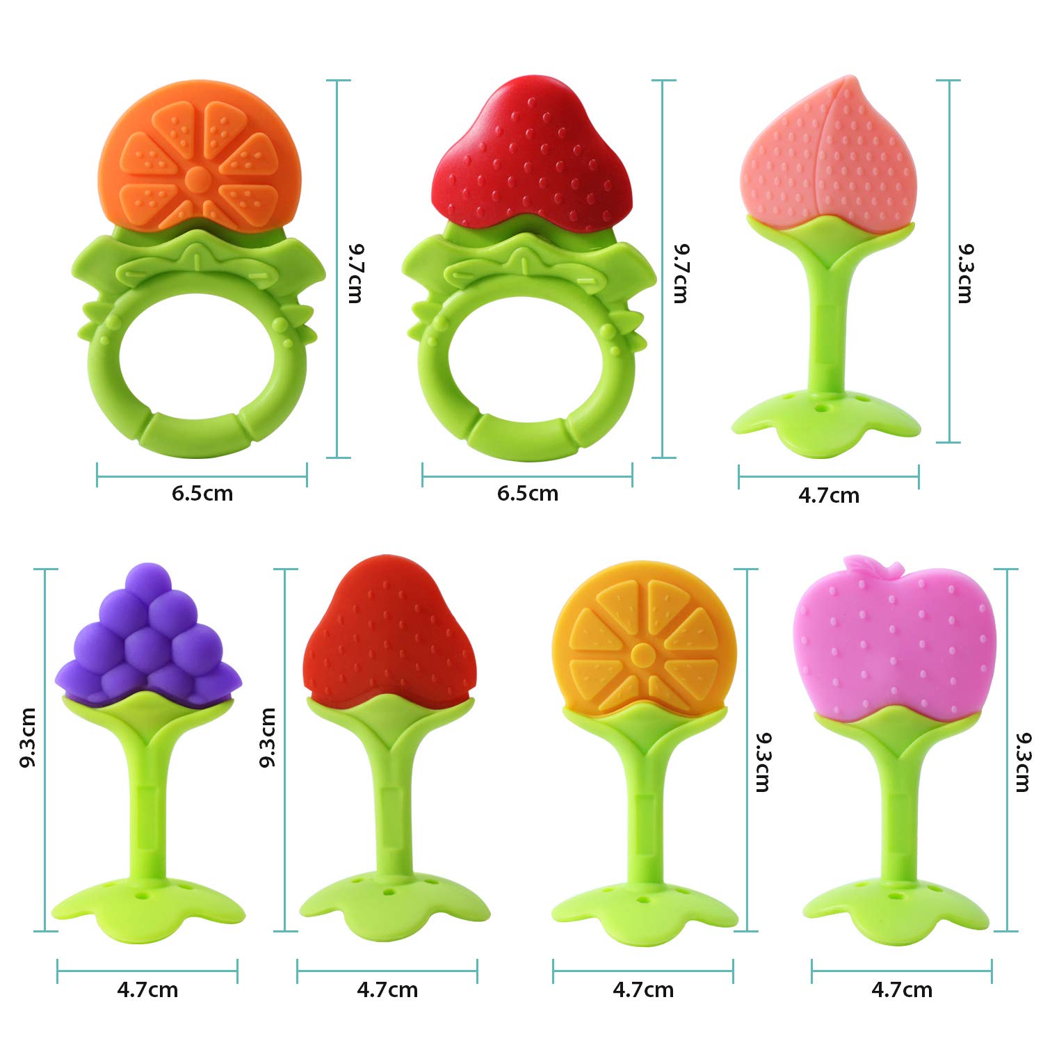 1 PC  BABY TEETHER FRUIT SHAPE AB-611. 
