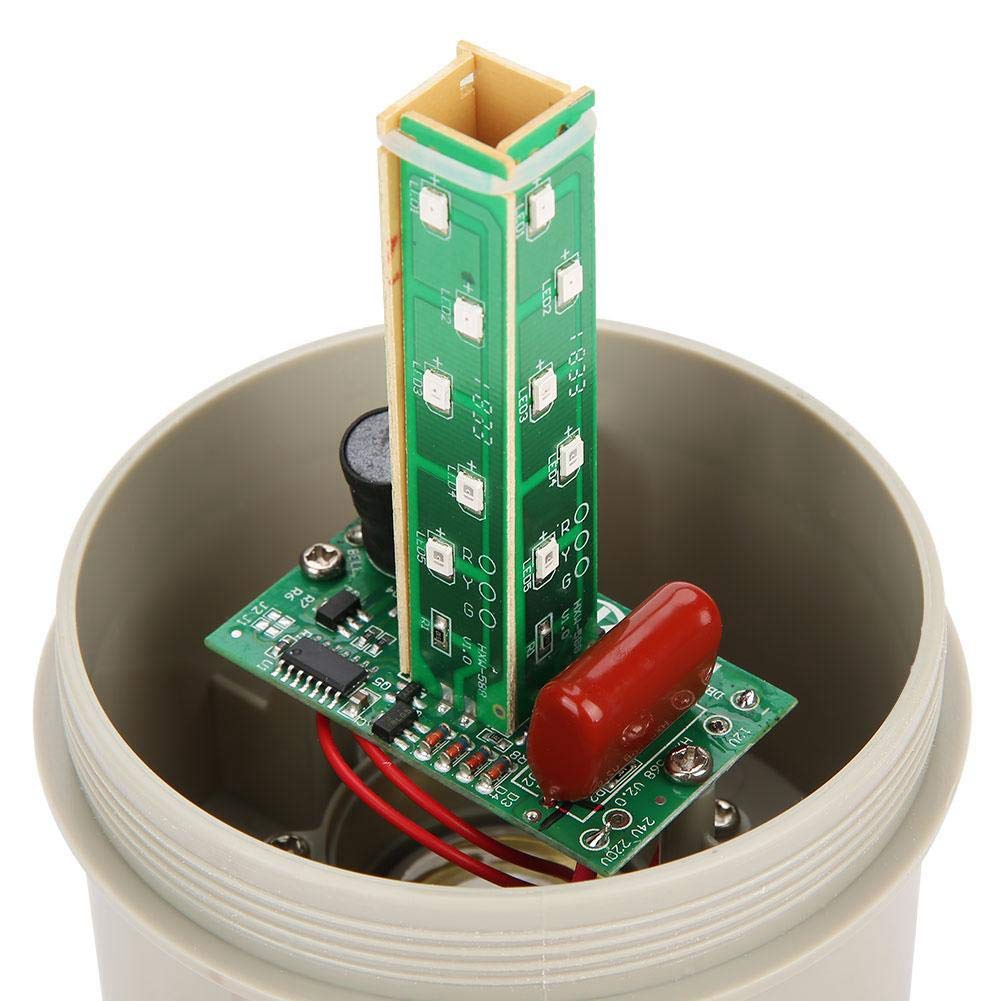Delicate product Industrial Flashing Sound Alarm Light,BEM-1101J 220V Red LED Warning Lights Acousto-Optic Alarm System Rotating Light Emergency LED Strobe. 