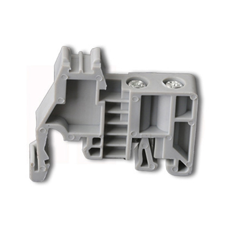 Durable E/Uk Din Rail Terminal Blocks End Stopper Bracket Grey,Terminal Block Connector(Pack Of 100). 