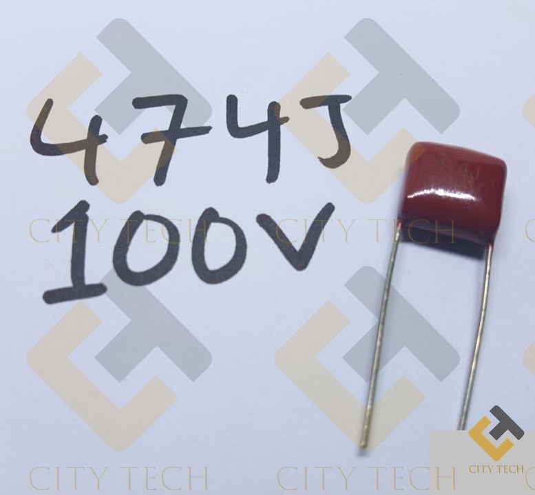 20Pcs-474j 100V Metallized 474j 100V Polypropylene Capacitor Mylar 470nF Polyester Film Capacitor Electrical Circuitry & Parts. 