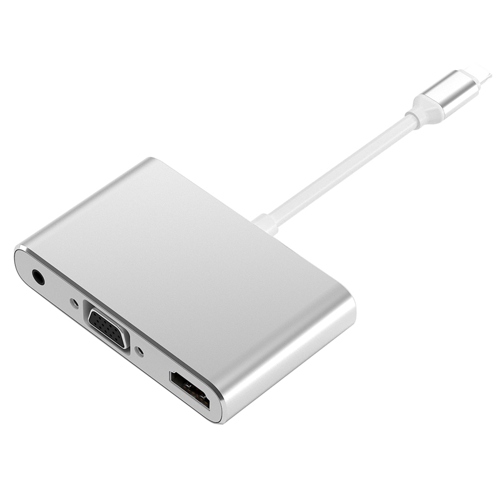 Converter for Lightning to HDMI/ VGA/AV Audio TV Adapter Converter Compatible for iPhone/for iPad/for iPod touch. 