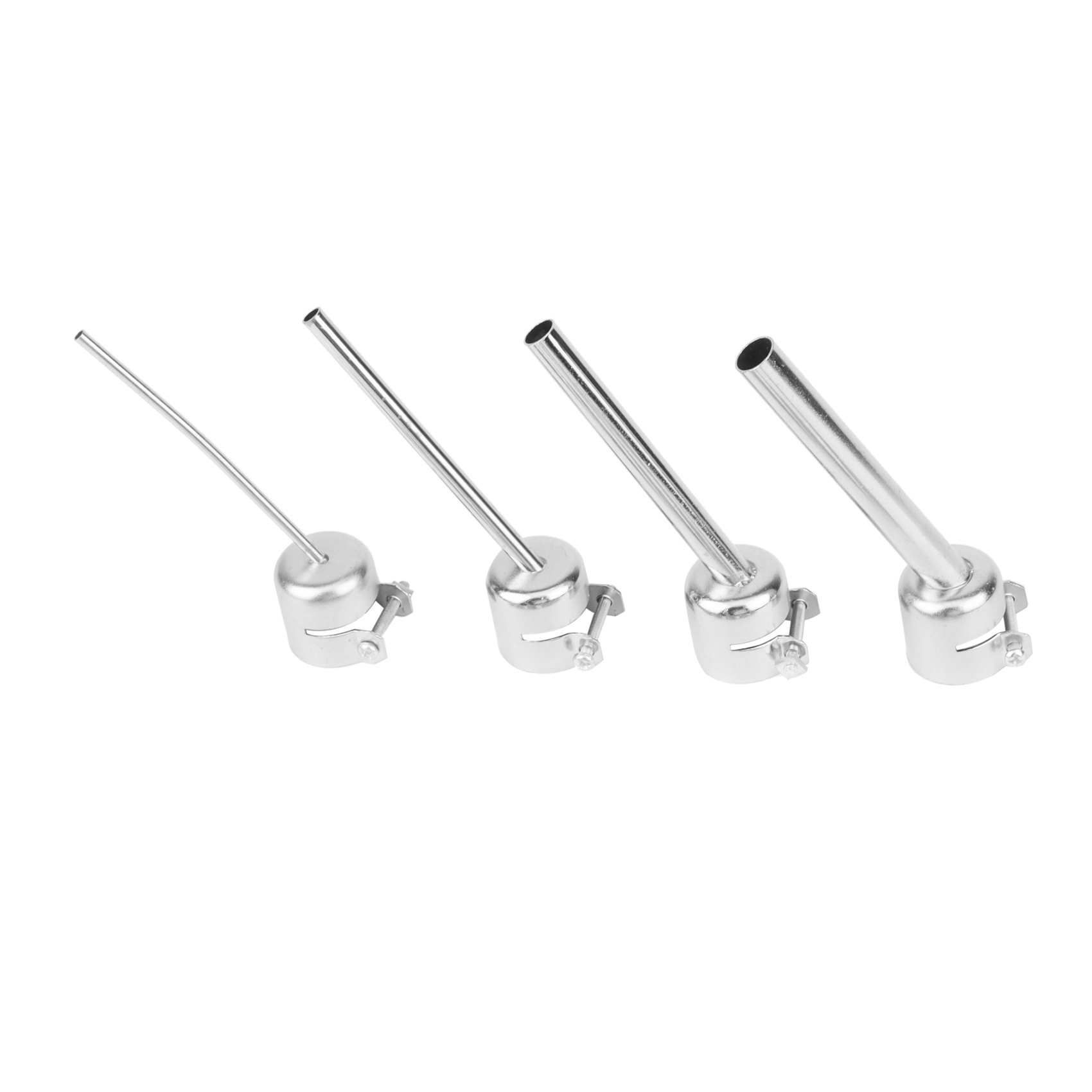 15Pcs Universal 850 45 Degree Bent Curved Nozzle for Hot Air SMD Soldering Stations 858D Welding Nozzles. 