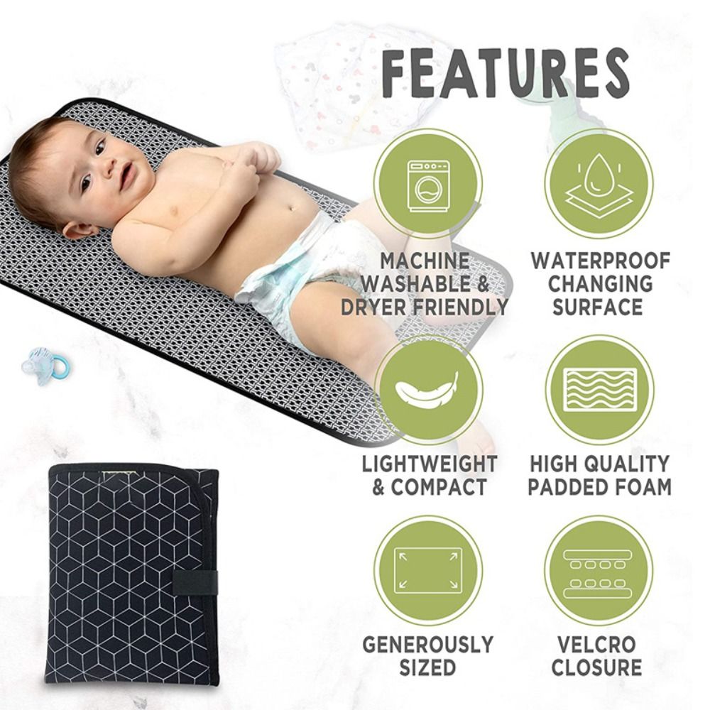 Professional Foldable Baby Changing Mat Waterproof Oxford Newborn ...