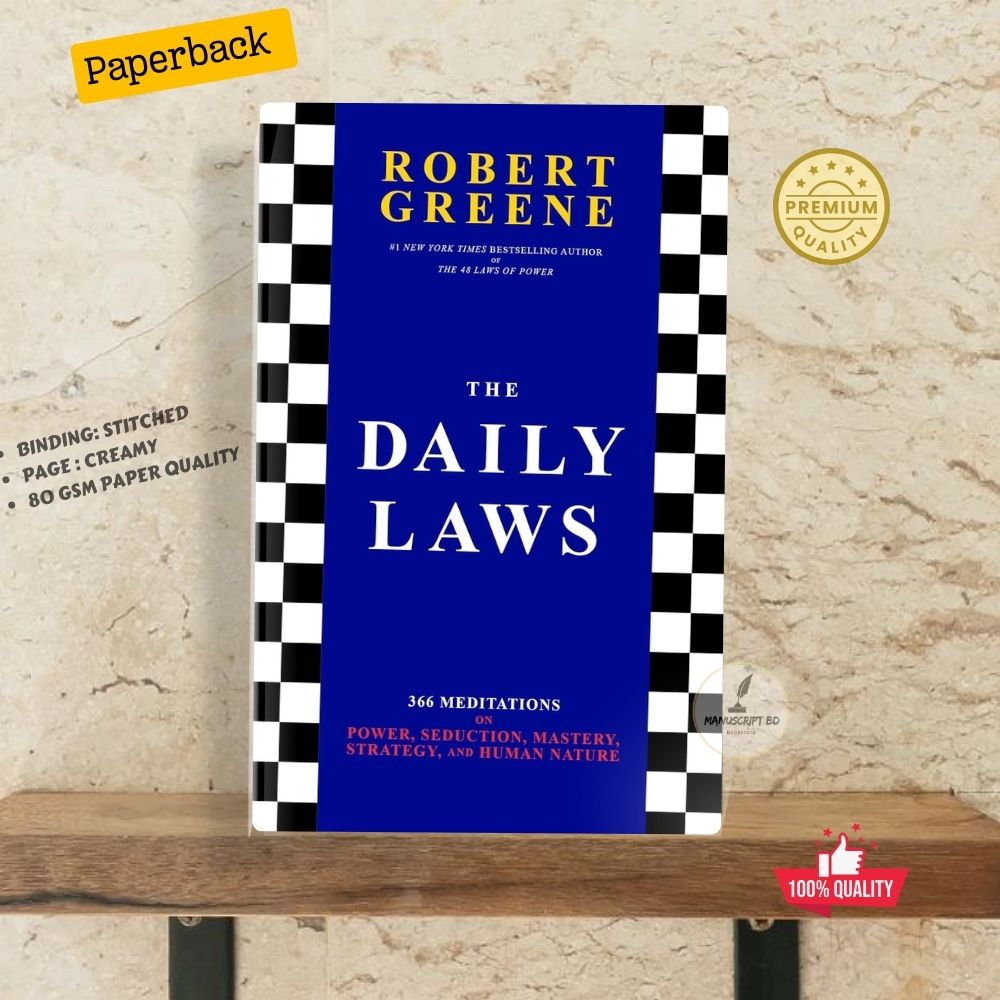 The Daily Laws: 366 Meditations on Power, Seduction, Mastery, Strategy, and Human Nature Book by Robert Greene - Premium - Paperback
