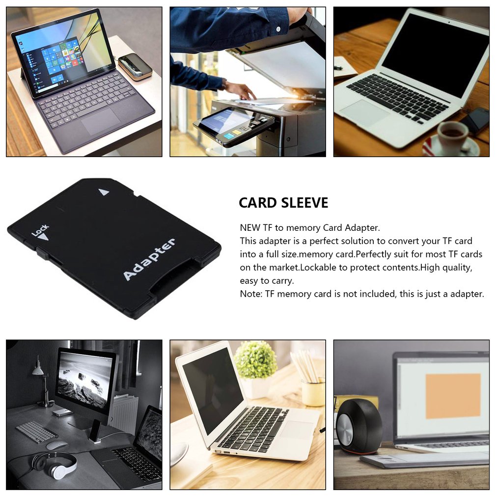 Popular Micro SD Transflash TF to SD SDHC Memory Card Adapter Convert Into SD Card Dropshipping Wholesale. 