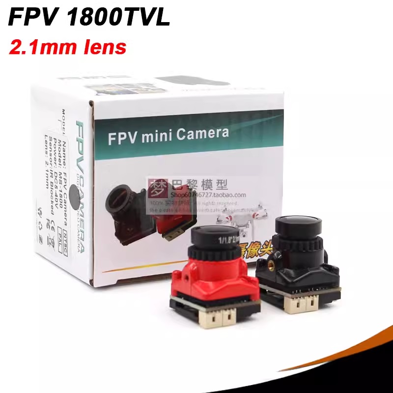 FPV Camera 1800TVL 2.1mm FOV 165° for FPV Racing Drone. 