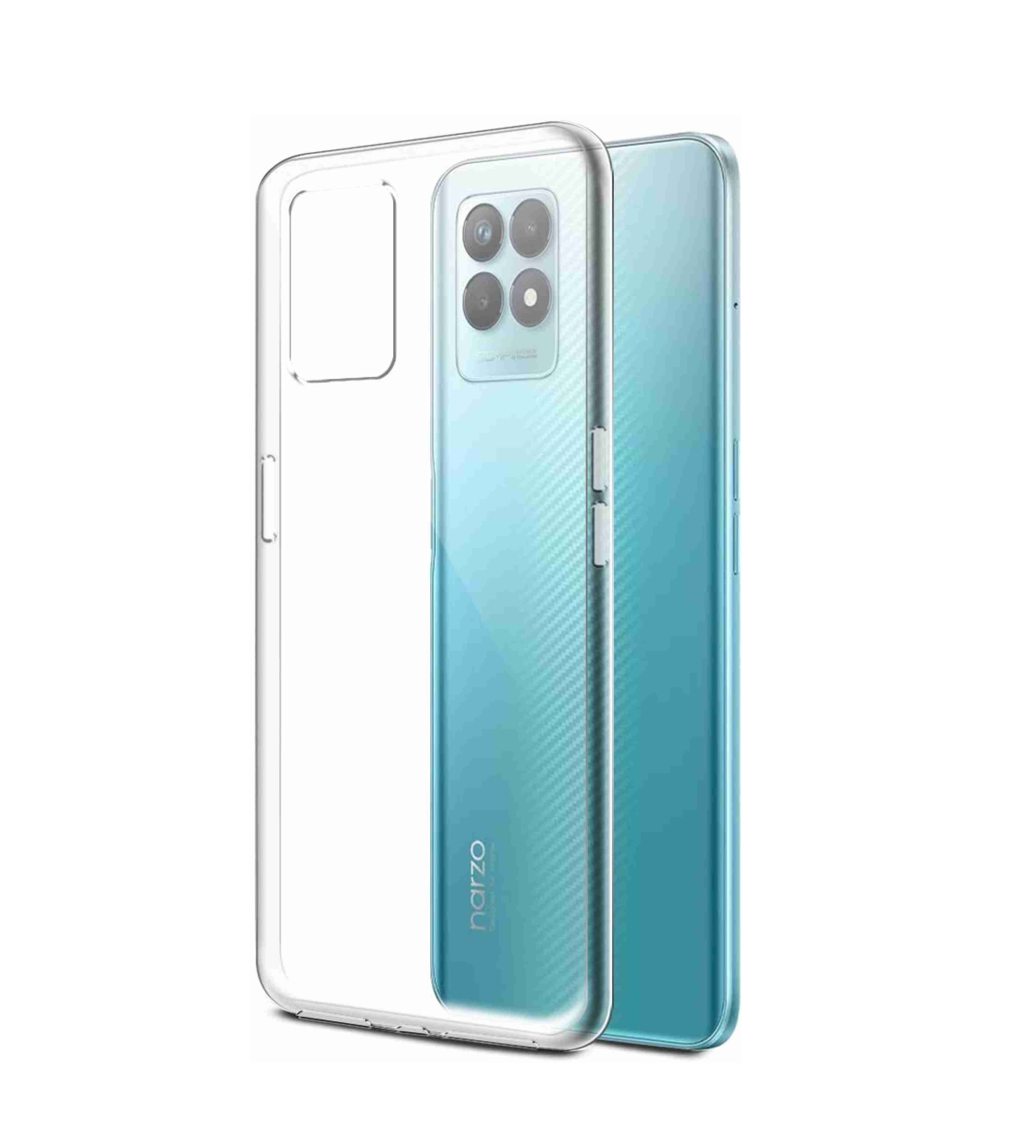 Realme Narzo 50 Flexible Clear Transparent Soft TPU Back Case Cover
