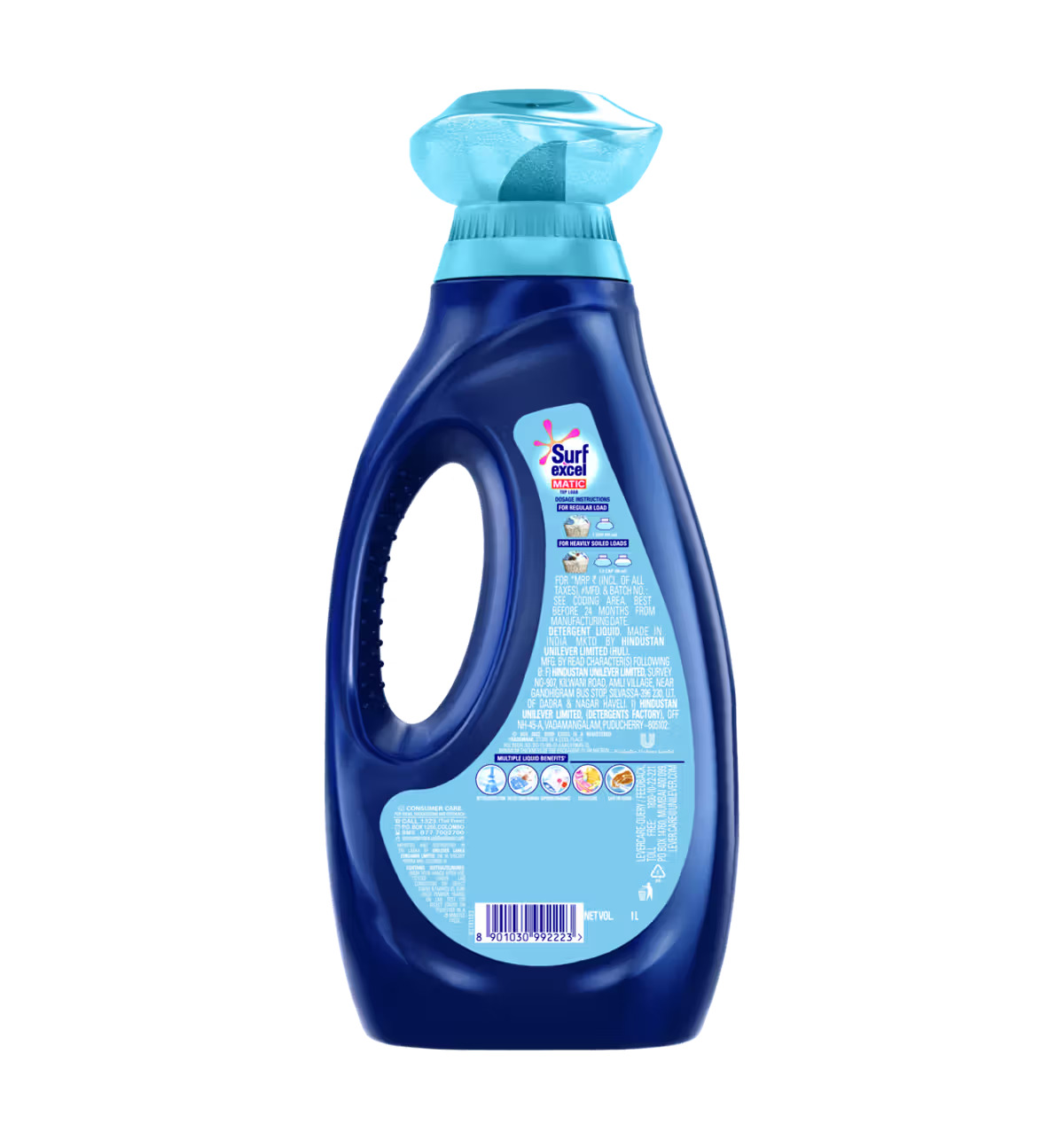 Surf Excel Matic Liquid Detergent Top Load 1L. 