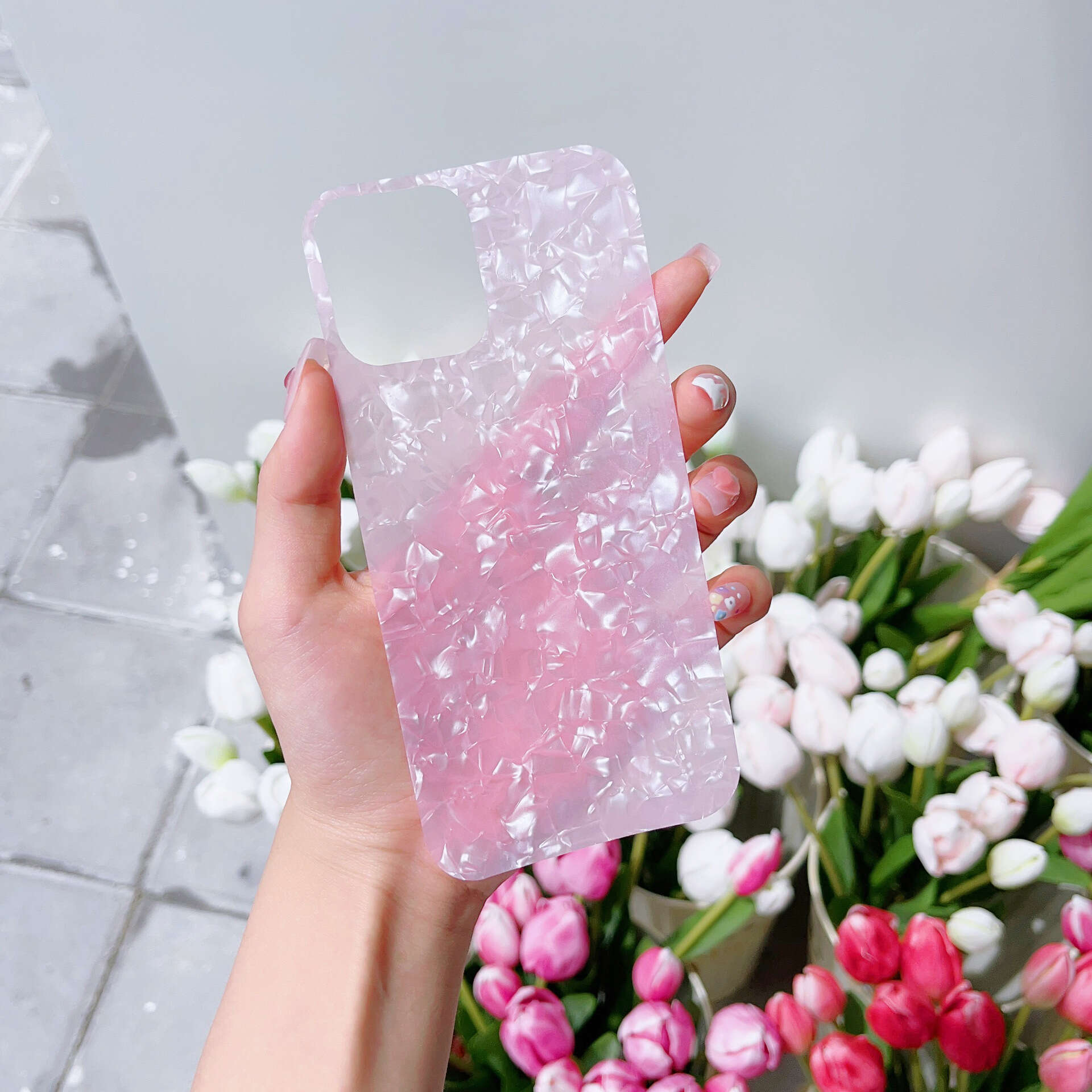 Suitable for Xiaomi 13 Back Gradient Flash Pink Red Rice NOTE 12 Phone Case K60 Supreme Colorful Card Paper Shell Pattern. 