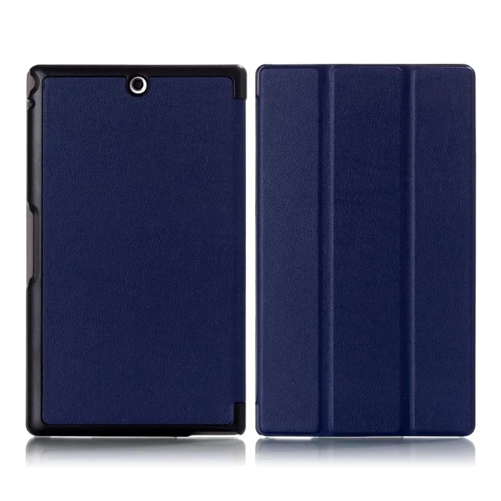 【Lejia】PU Leather Magnetic Case for SONY Xperia Z3 Compact SGP611 SGP612 SGP641 Smart Cover Auto Wake-Sleep
