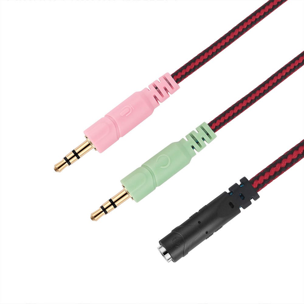 KOTION EACH 3.5mm 1 in 2 Earphones Y Splitter Adapter Audio Aux Cable (2)