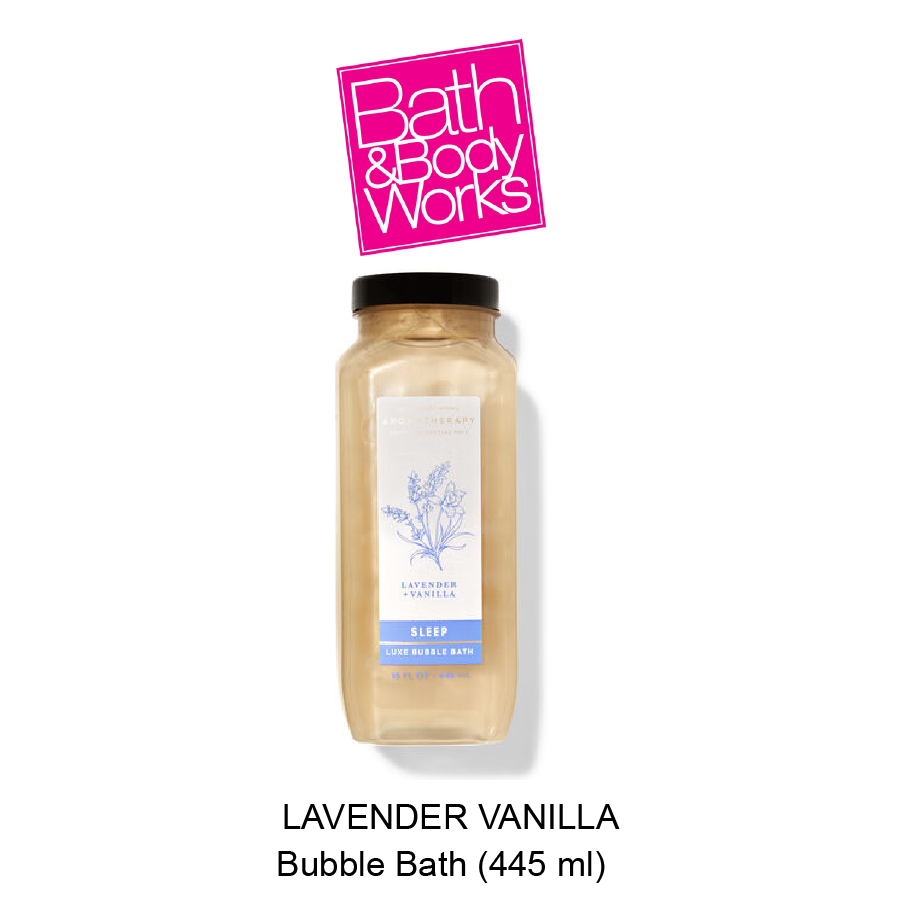 Original_USA made Bath & Body Works Lavender Vanilla Bubble bath 445 ml