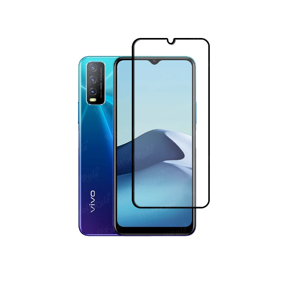 vivo Y20g Rainbow Tempered Glass Screen Protector (Full Screen Coverage)