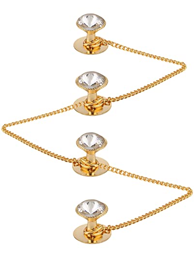 Chain Button for Panjabi and Kurta's 4 pieces of Set Buttons for Men with Chain. 