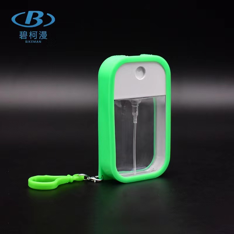 Portable Card Type Spray Bottles Free Jelly Case Plastic Alcohol Refillable Fine Mist Sprayer Portable Flat Shape Atomizer Pump Applicator for Empty Freshener Cologne Hand Sanitizer Dispenser Cosmetic Container, 50ml. 