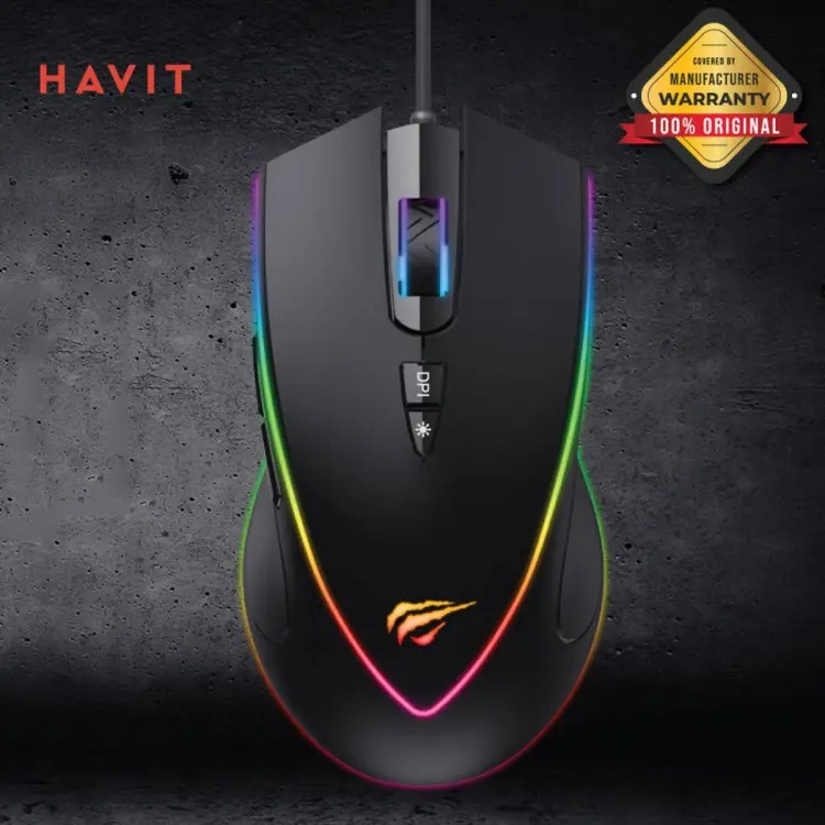 Havit MS1017 RGB Backlit Gaming Mouse. 